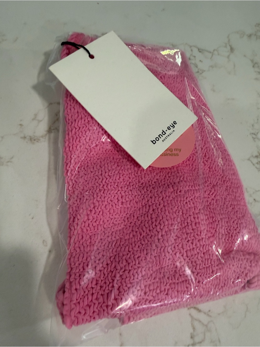 bond-eye Pink Knit Beach Tunic - Picture 2 of 4
